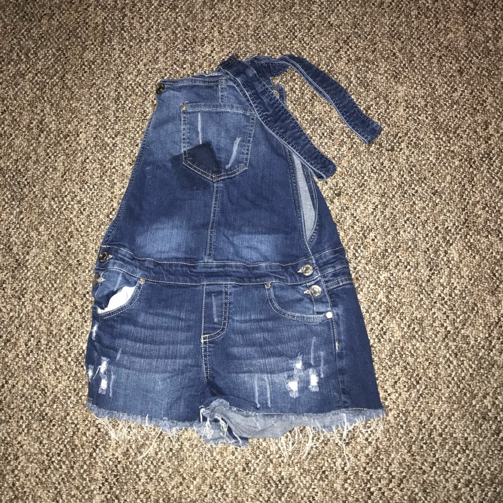 Denim overalls